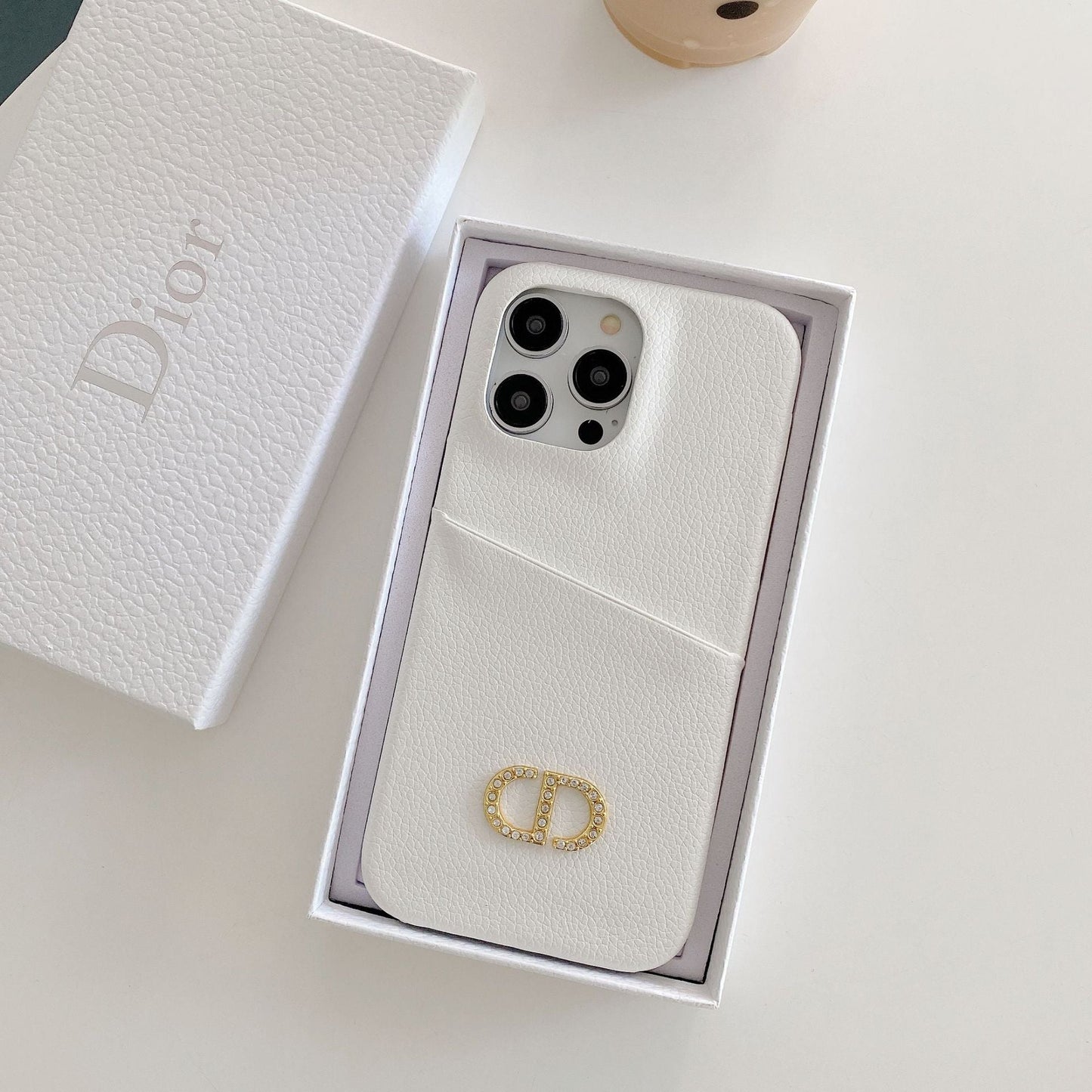 Funda de cuero para iPhone CD