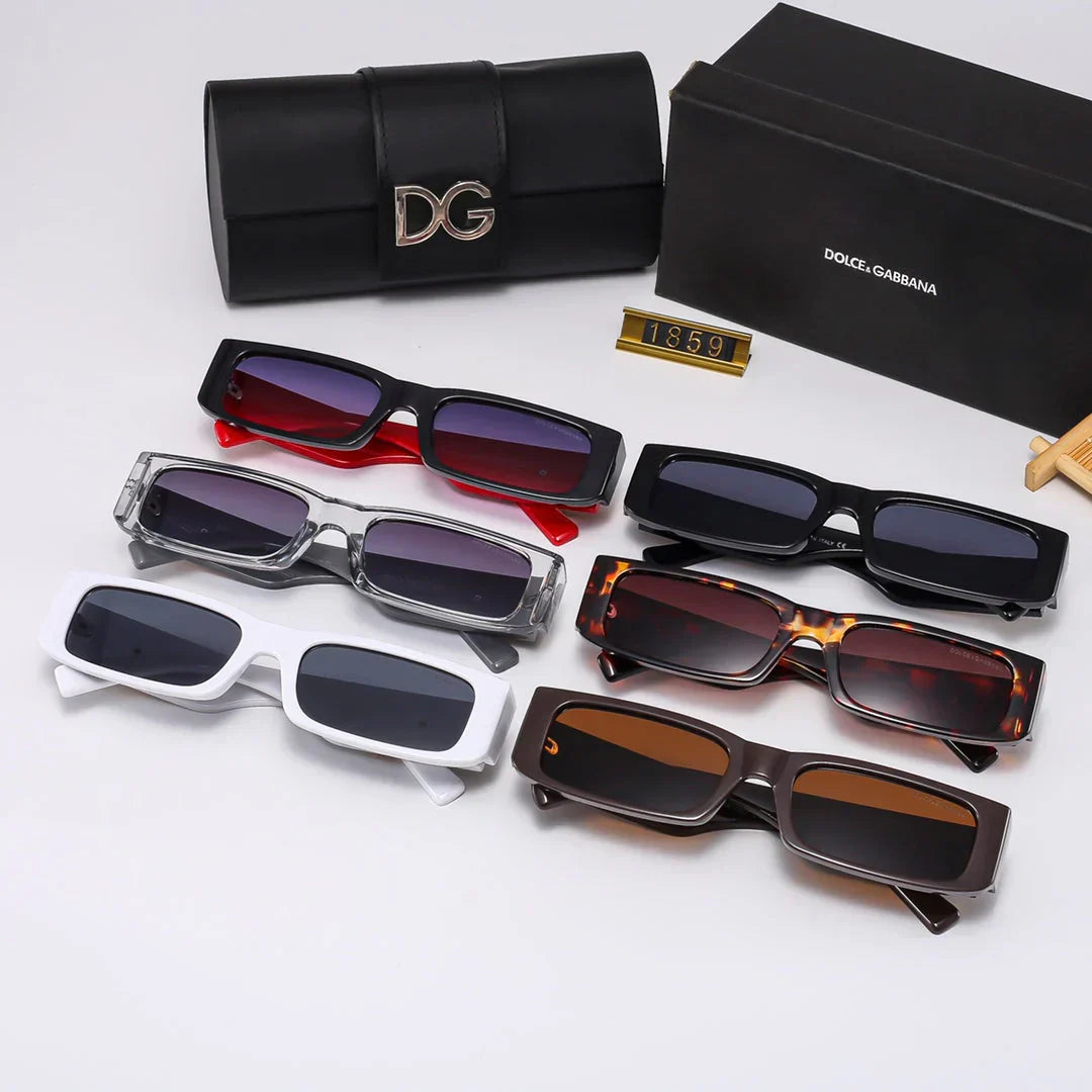 Låg kvadratiska solglasögon 1859