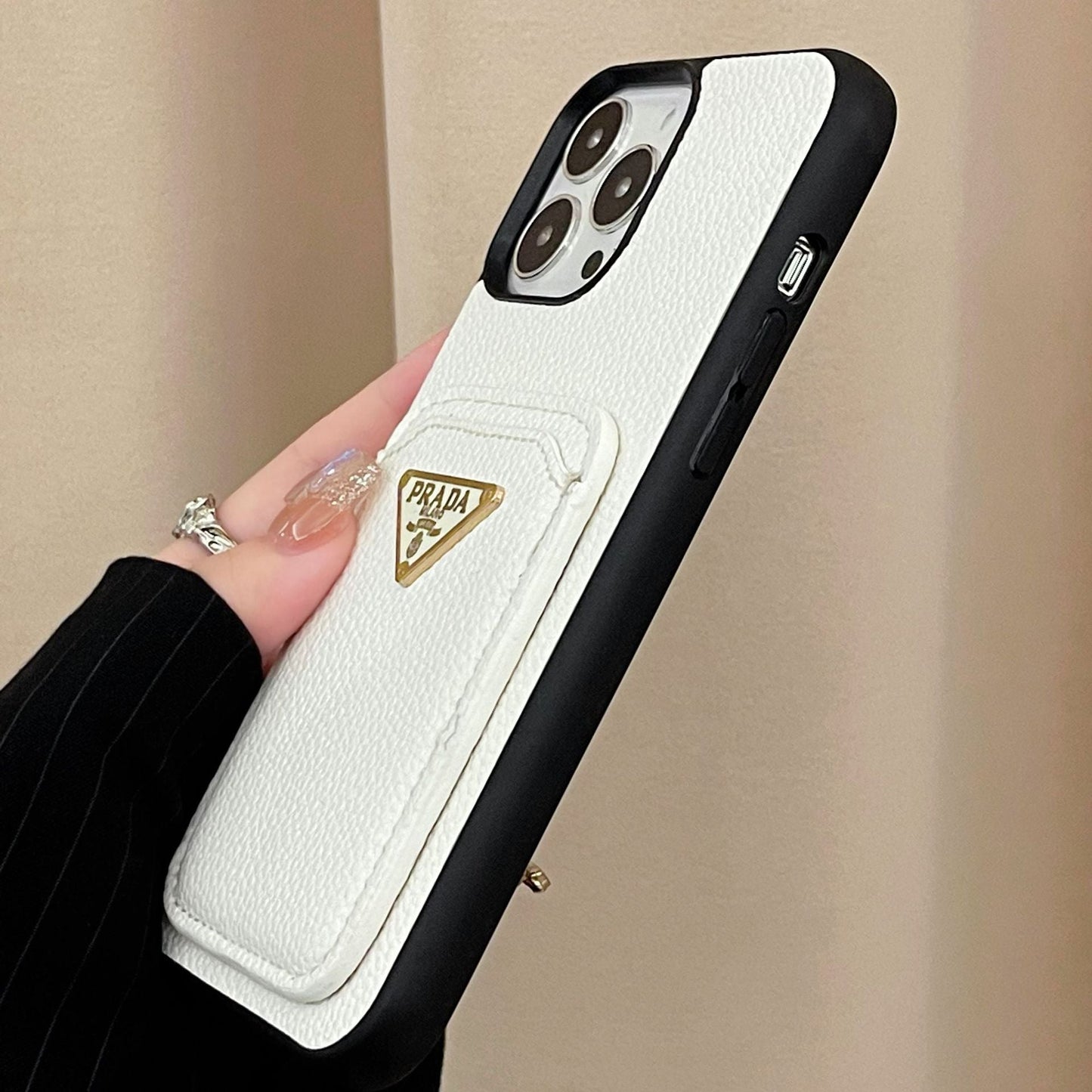 Custodia per iPhone colorata con portacarte Pra