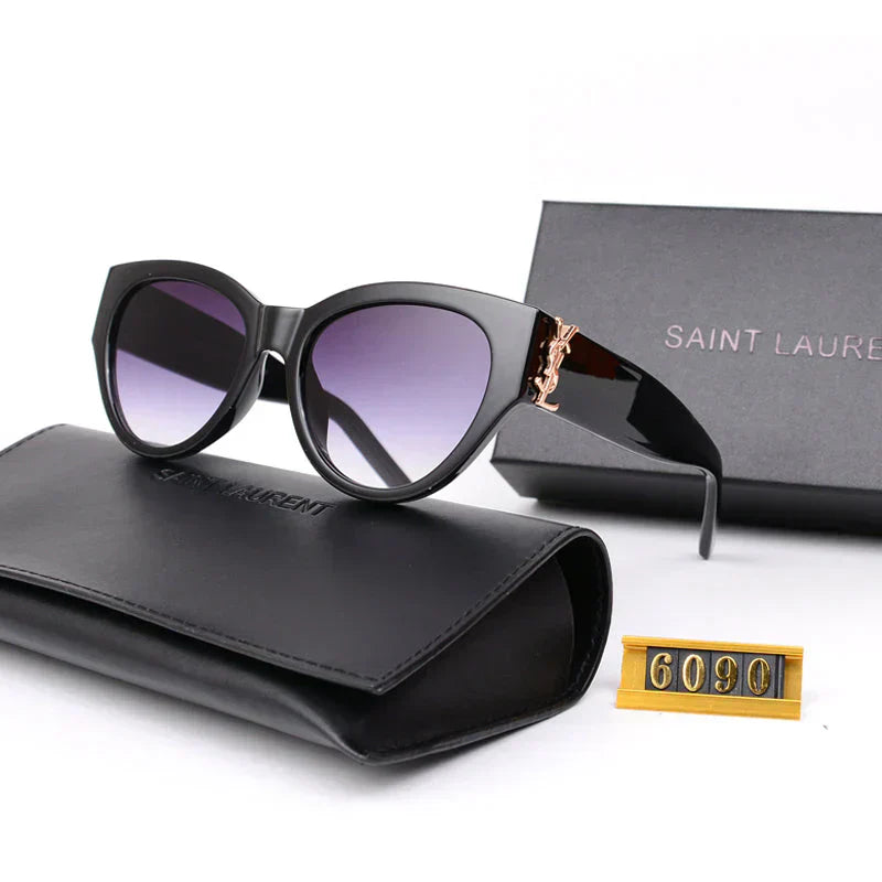 Luxe zonnebril met groot frame Y-019