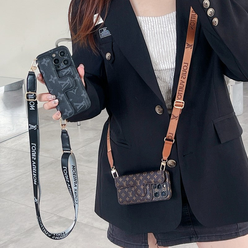 Lou Side kártyatartó Crossbody iPhone tok