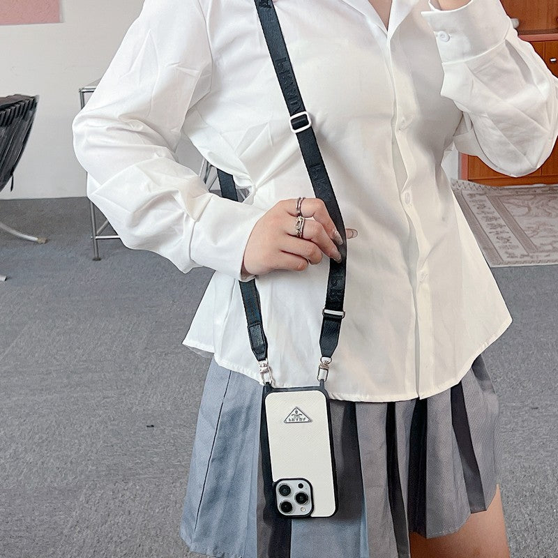 حافظة iPhone جلدية من Pra Crossbody