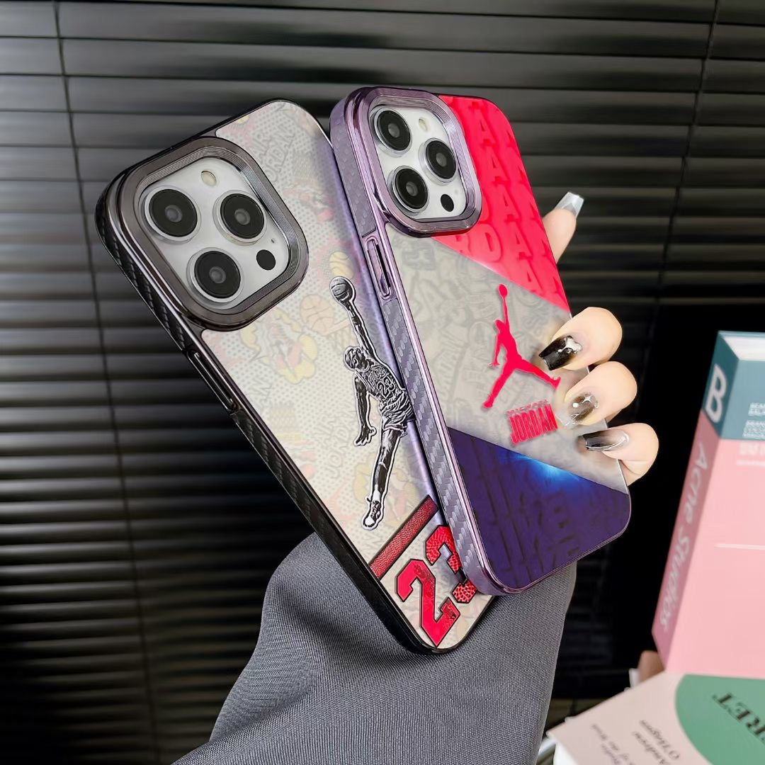 Jumpman 23 Design Silver iPhone Case