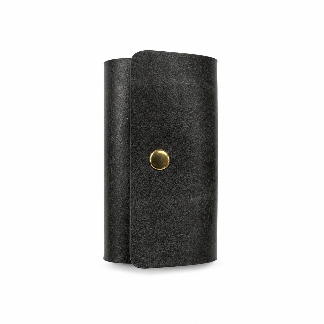 Handcrafted Vintage Leather Key Holder with Brass Hooks