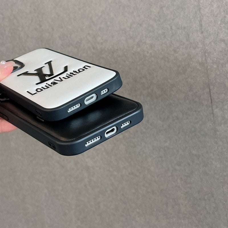 Étui pour iPhone en cuir Lou