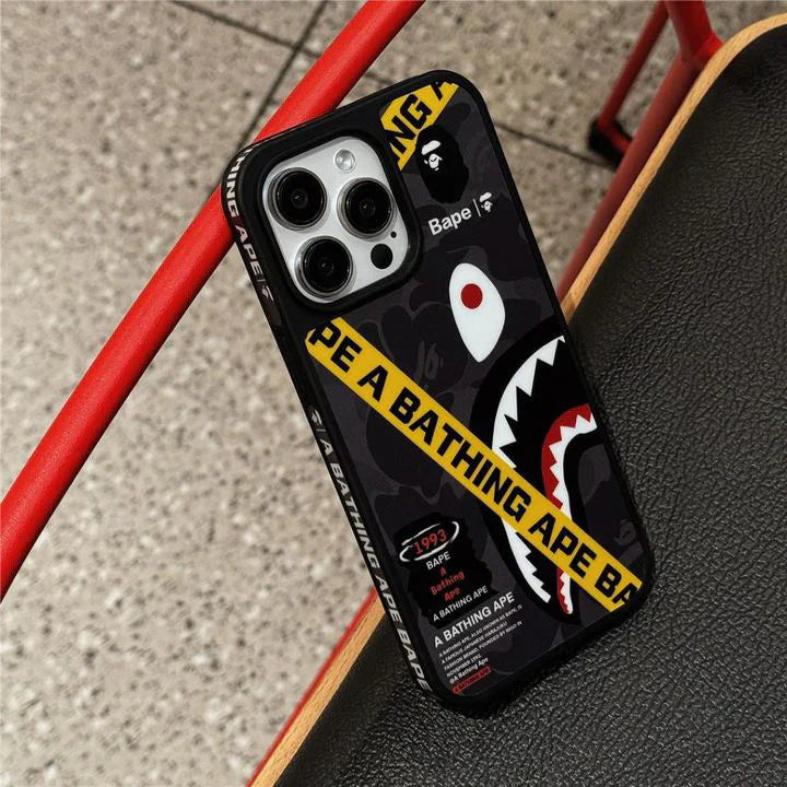 Side design Sad Face iPhone Case