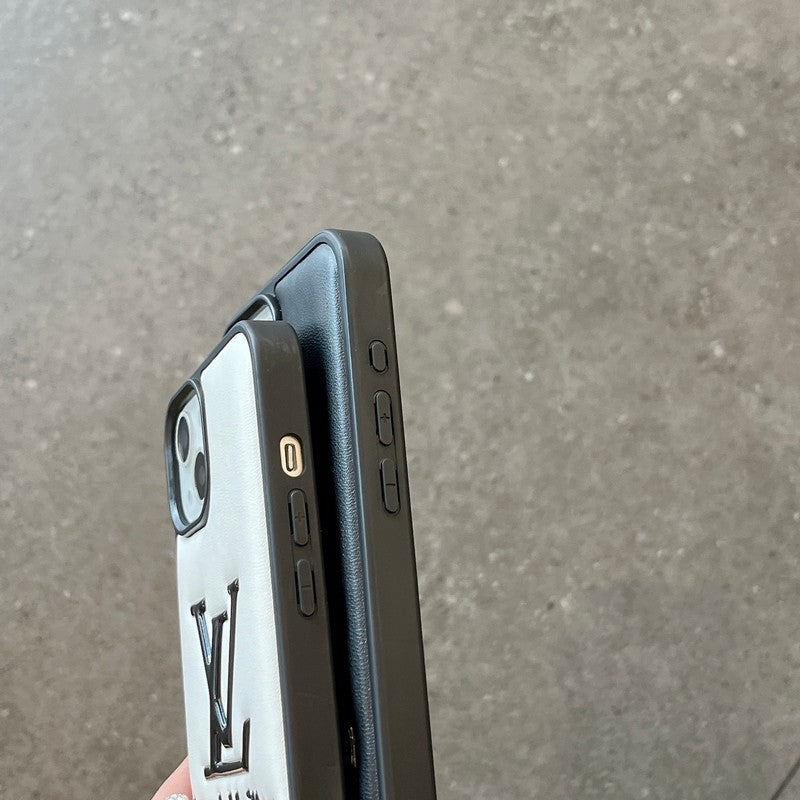 Étui pour iPhone en cuir Lou