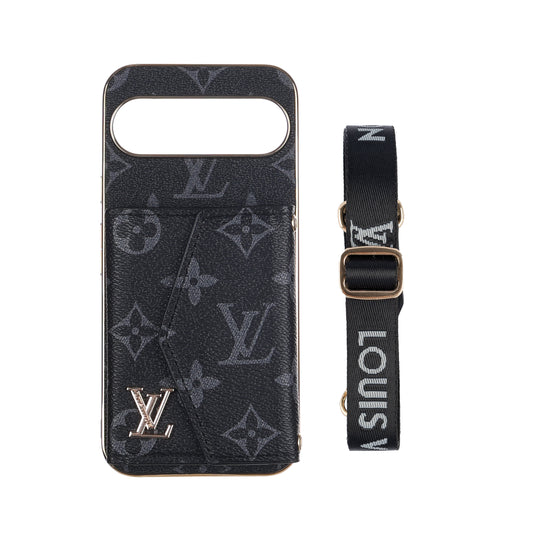 Luxe Google Pixel-telefoonhoesje in kaarthouderstijl