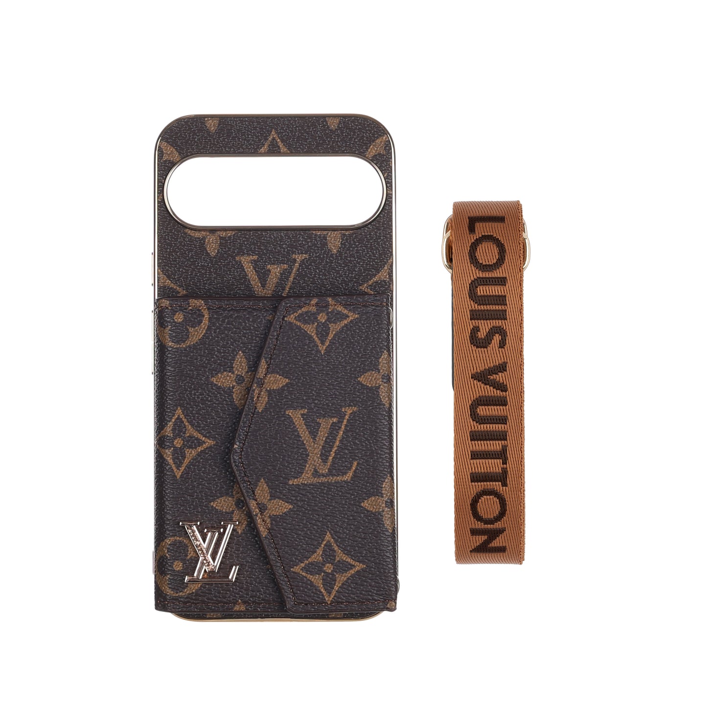 Luxe Google Pixel-telefoonhoesje in kaarthouderstijl