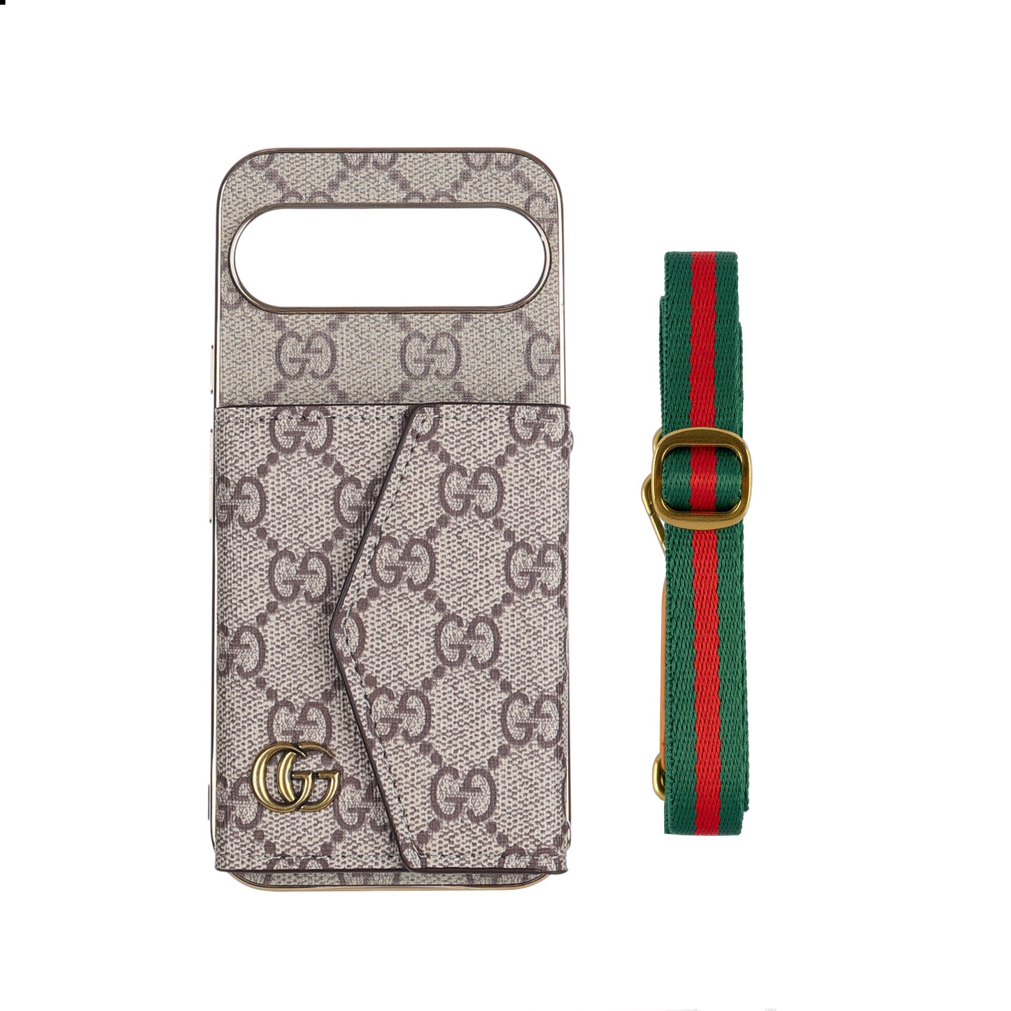 Luxe Google Pixel-telefoonhoesje in kaarthouderstijl