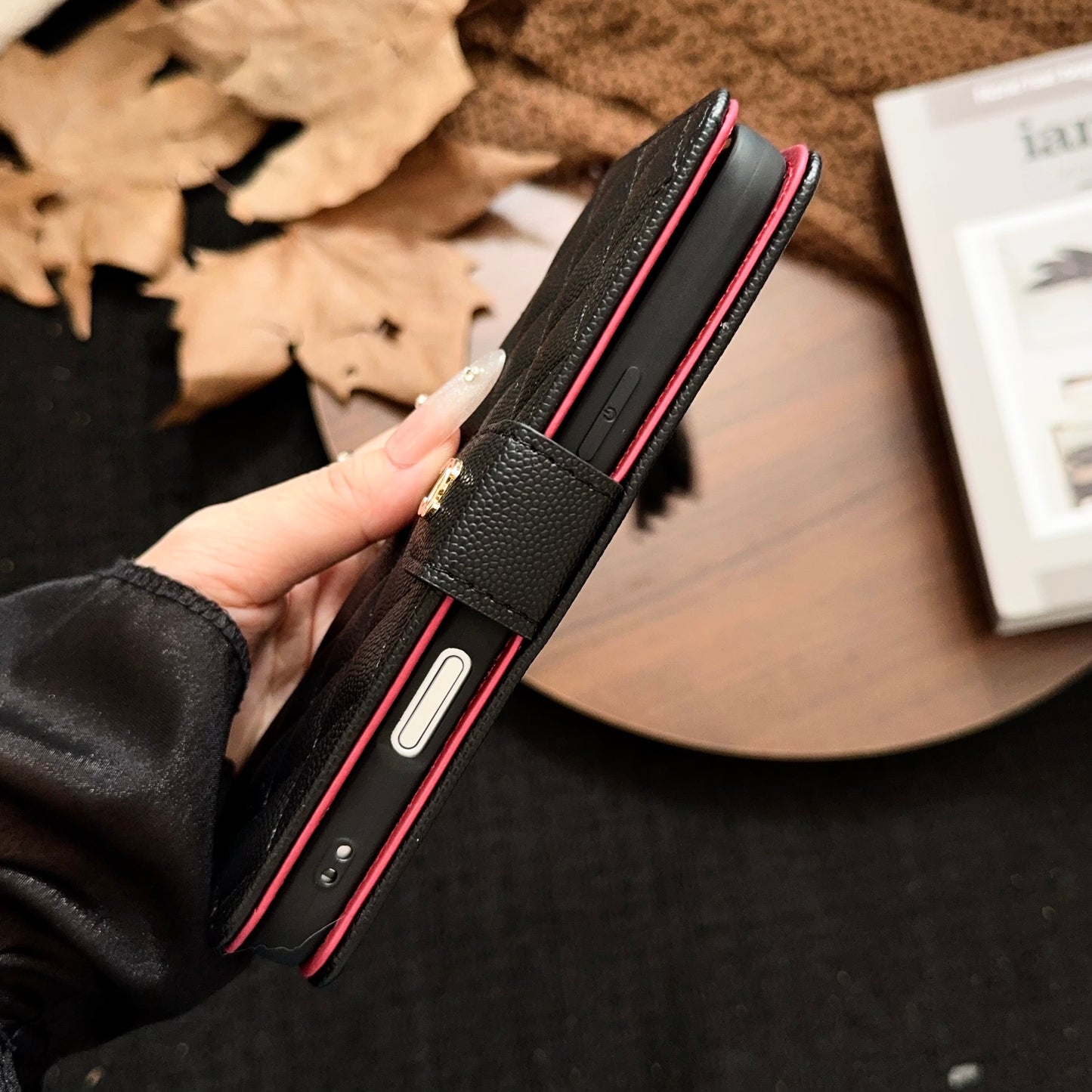 Leather iPhone Case With Flip Wallet For iPhone 17 Series