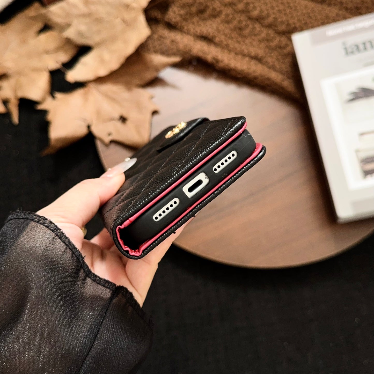 Leather iPhone Case With Flip Wallet For iPhone 17 Series