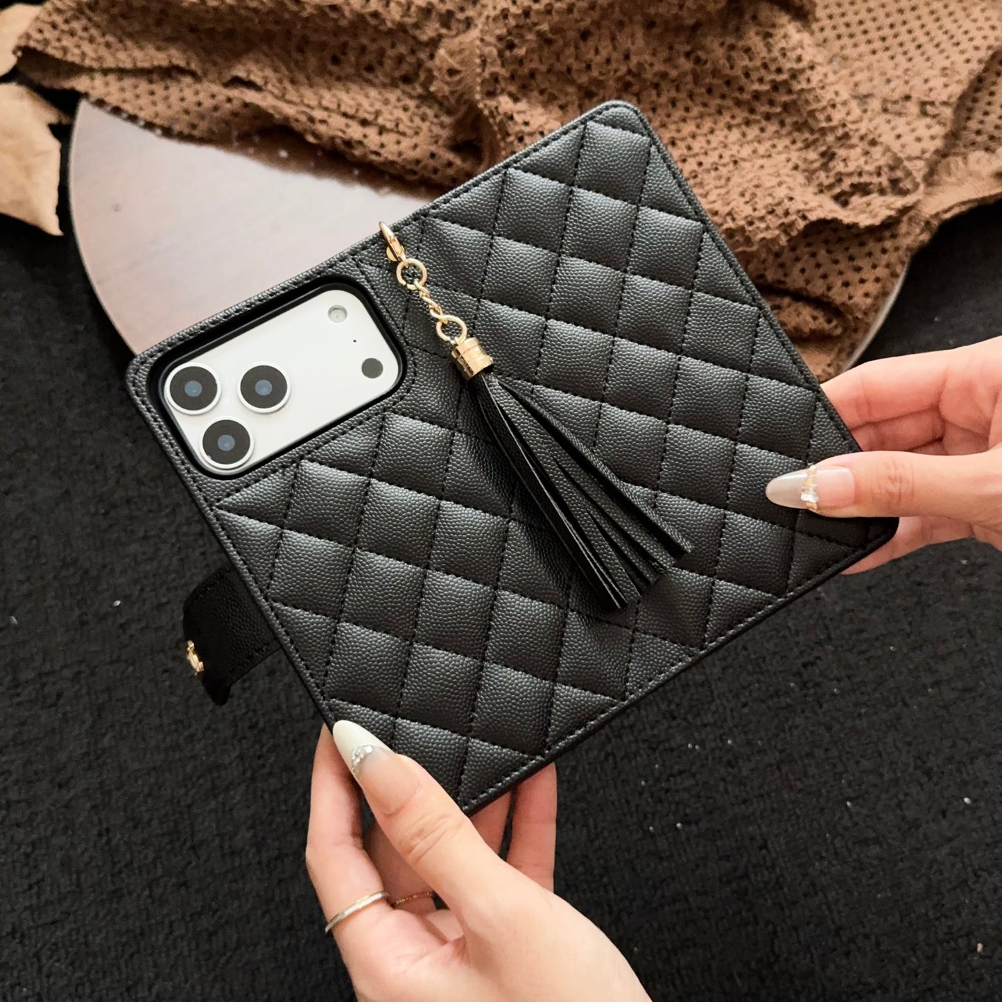 Leather iPhone Case With Flip Wallet For iPhone 17 Series