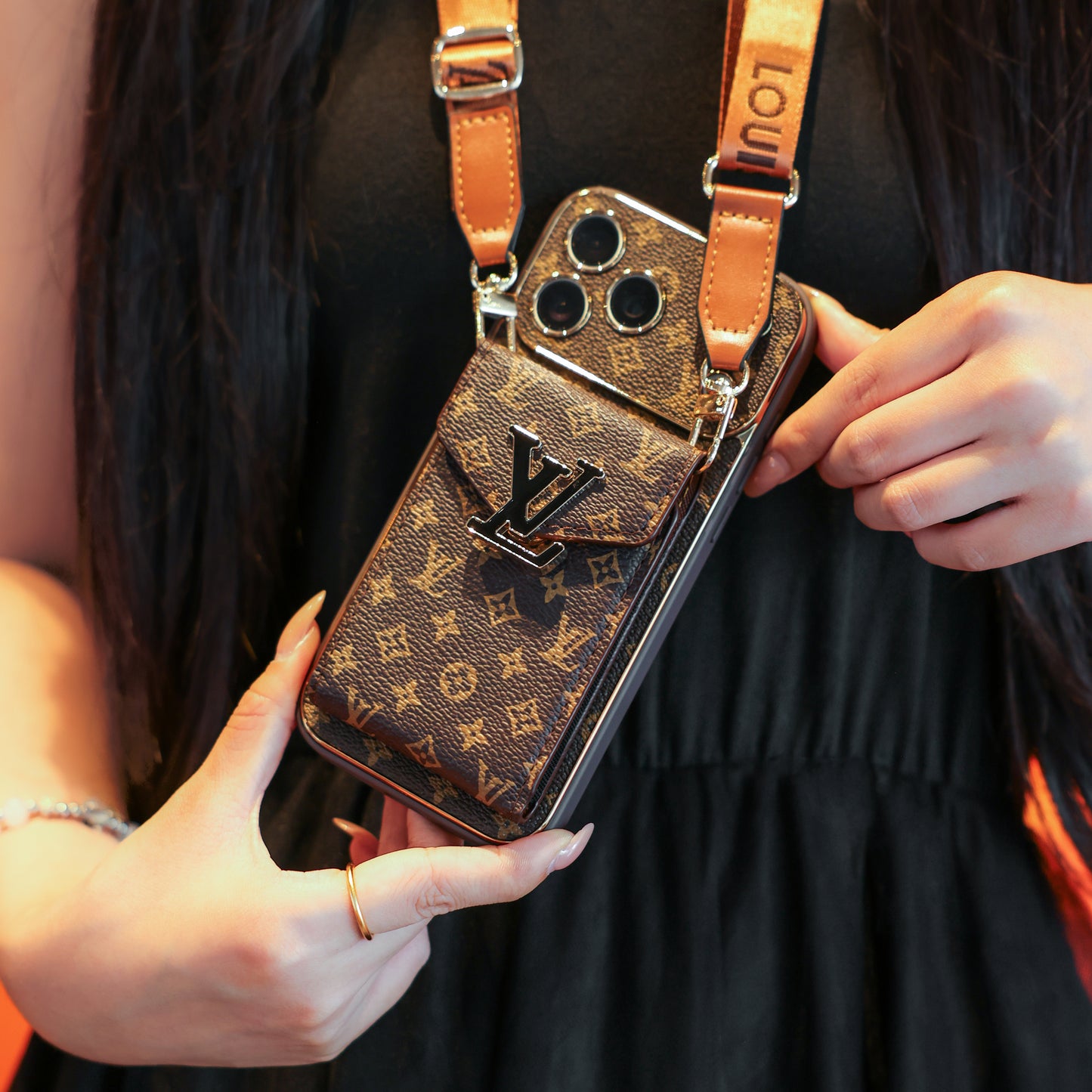 New Classic Luxury Card Holder iPhone Case 013