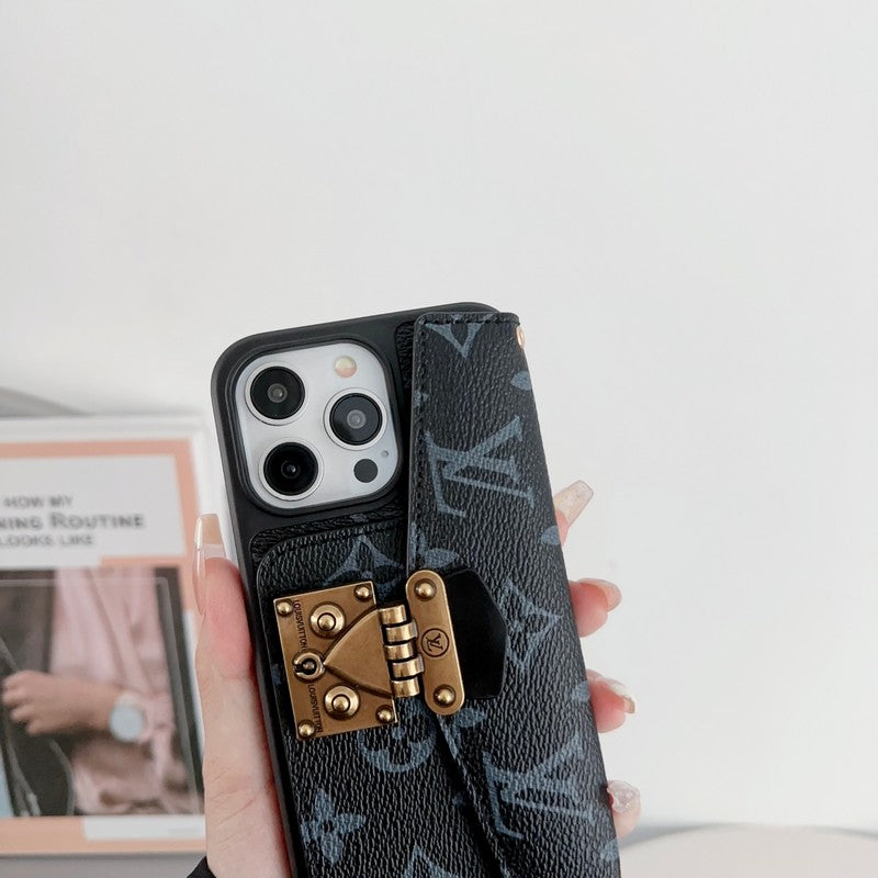 Etui na iPhone'a z torbą na karty Lou Lock
