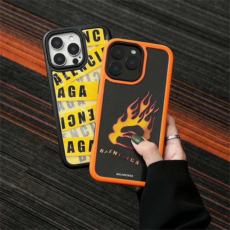 BB Gul & Rødt iPhone-cover