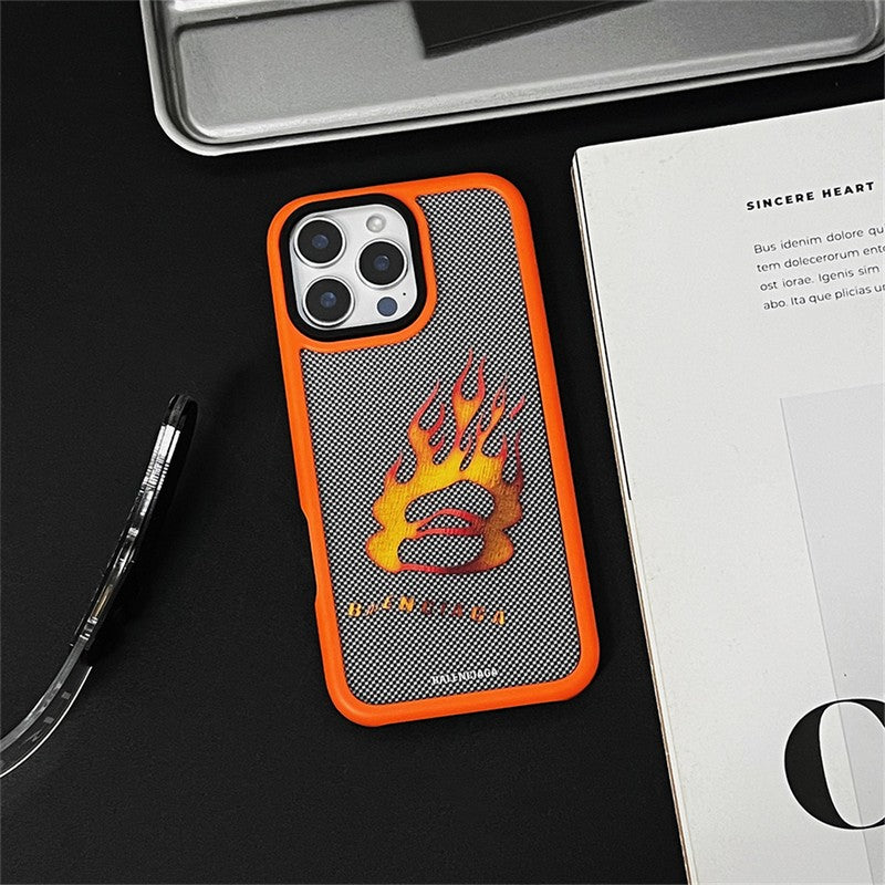 BB Gul & Rødt iPhone-cover