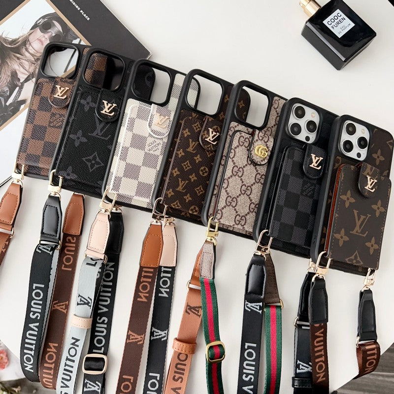 Lou Classic Crossbody Card Bag Pouzdro na iPhone