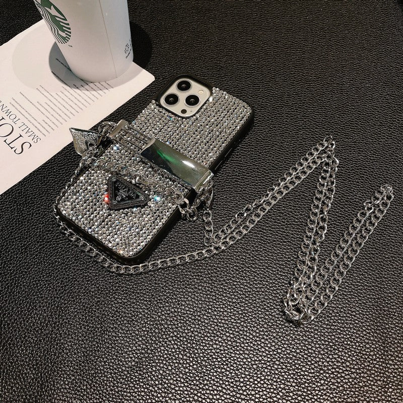 Pra Diamond Crossbody Chain iPhone-Hülle