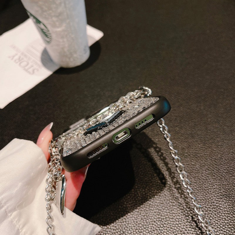 Pra Diamond Crossbody Chain iPhone-Hülle