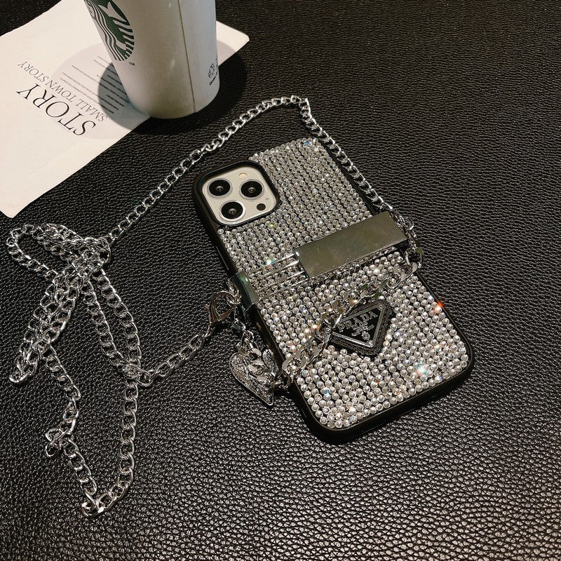 Pra Diamond Crossbody Chain iPhone-Hülle