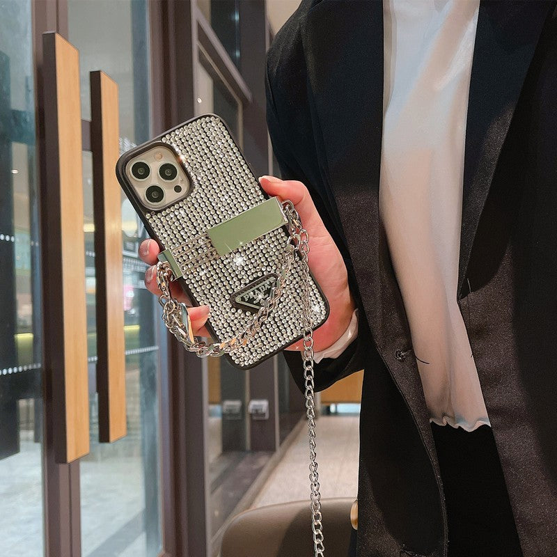 Pra Diamond Crossbody Chain iPhone-Hülle