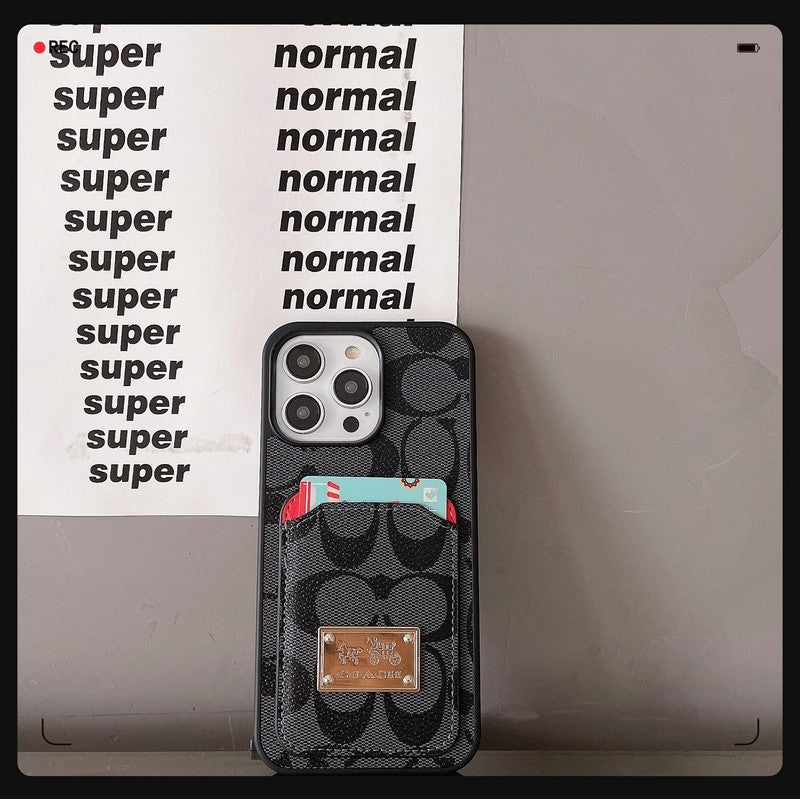 Coa Card Bag -nahkainen iPhone-kotelo