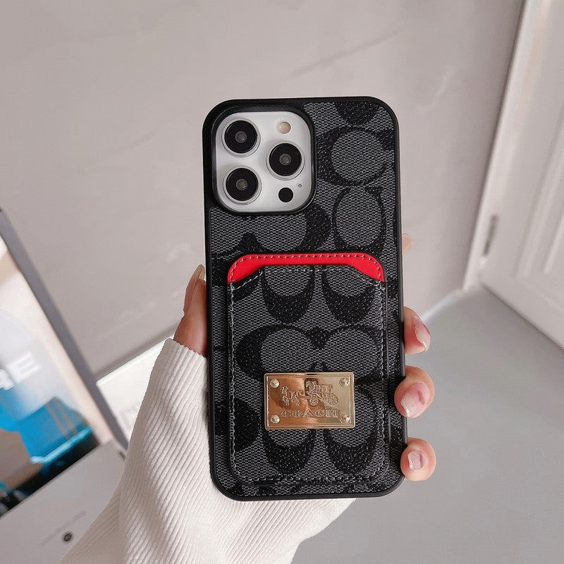 Coa Card Bag -nahkainen iPhone-kotelo