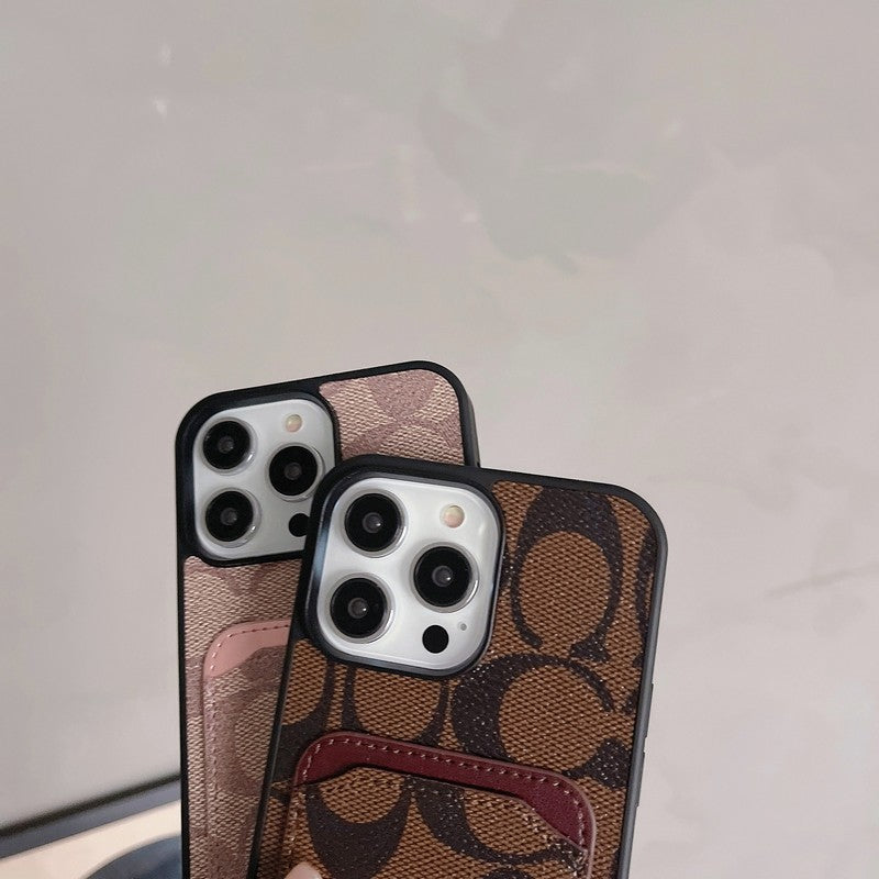 Coa Card Bag -nahkainen iPhone-kotelo