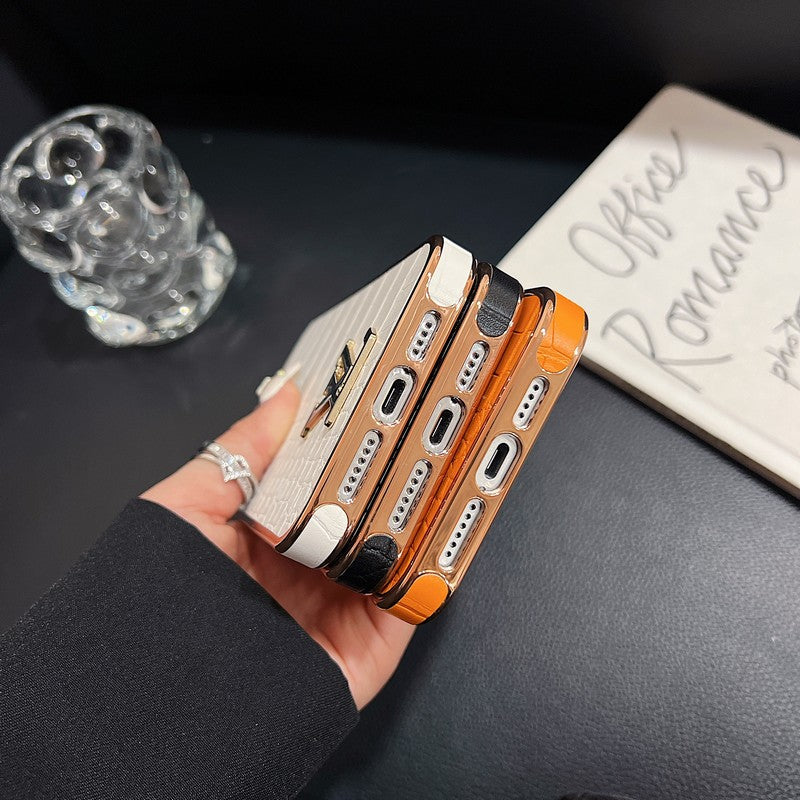 Pouzdro na iPhone Lou Crocodile Pattern Color