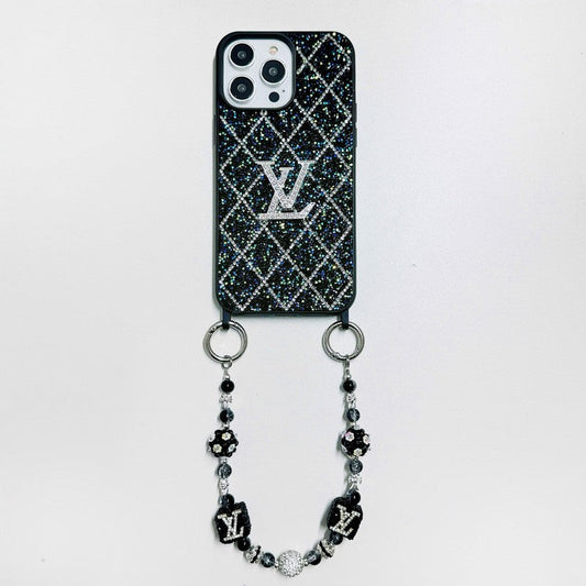 Capa para iPhone com corrente Lou Diamond