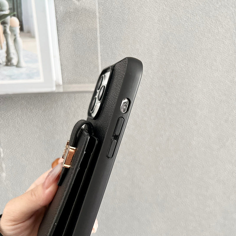 H Card Bag Šátky Kožené pouzdro na iPhone