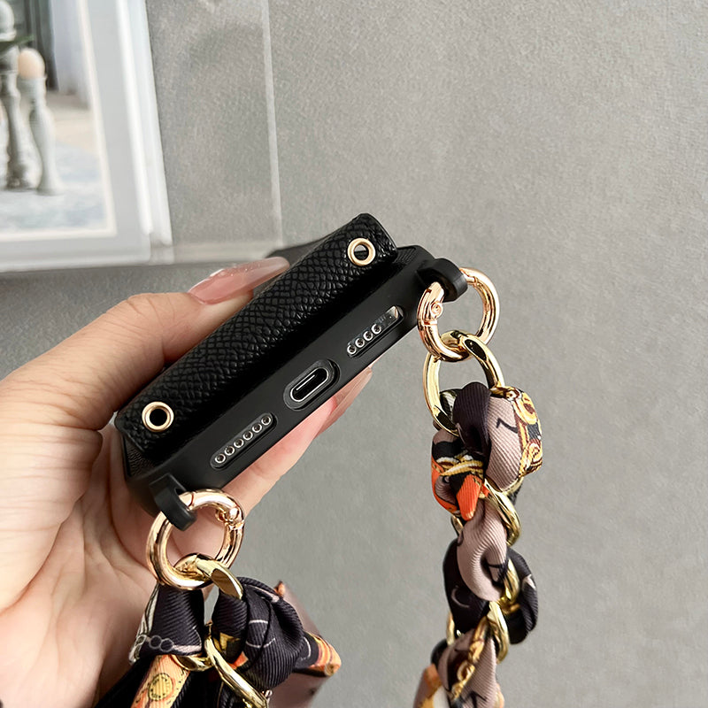 H Card Bag Šátky Kožené pouzdro na iPhone