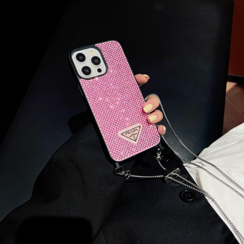 Custodia per iPhone in cristallo Pra a tracolla