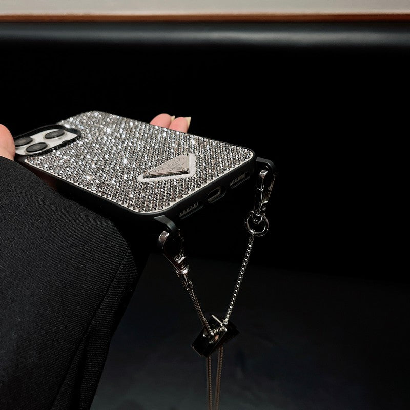 Custodia per iPhone in cristallo Pra a tracolla