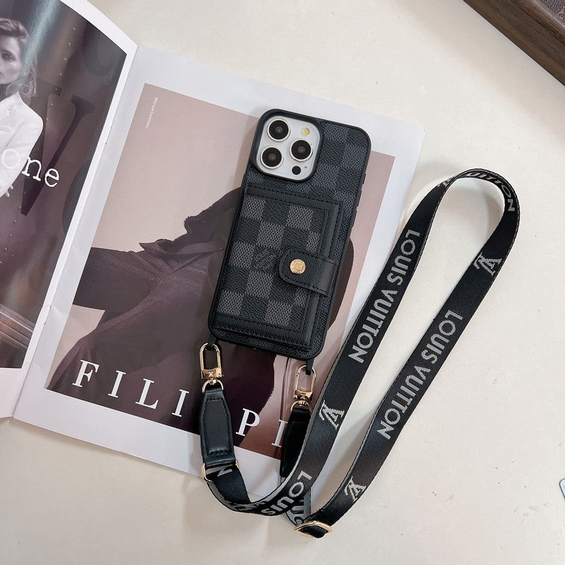 Bolso Lou Card Crossboday Funda y vinilo para iPhone