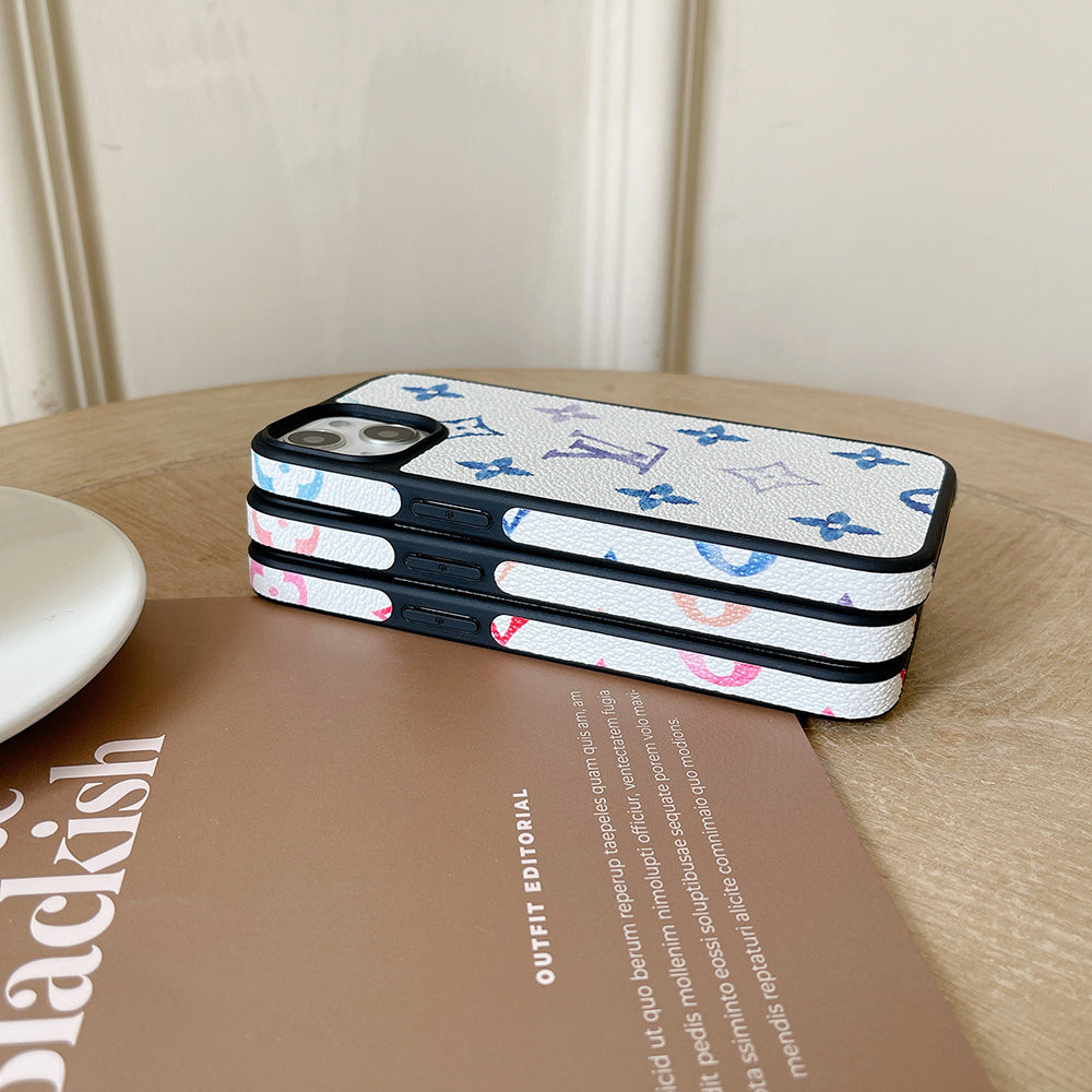 Lou Color Leather iPhone-deksel