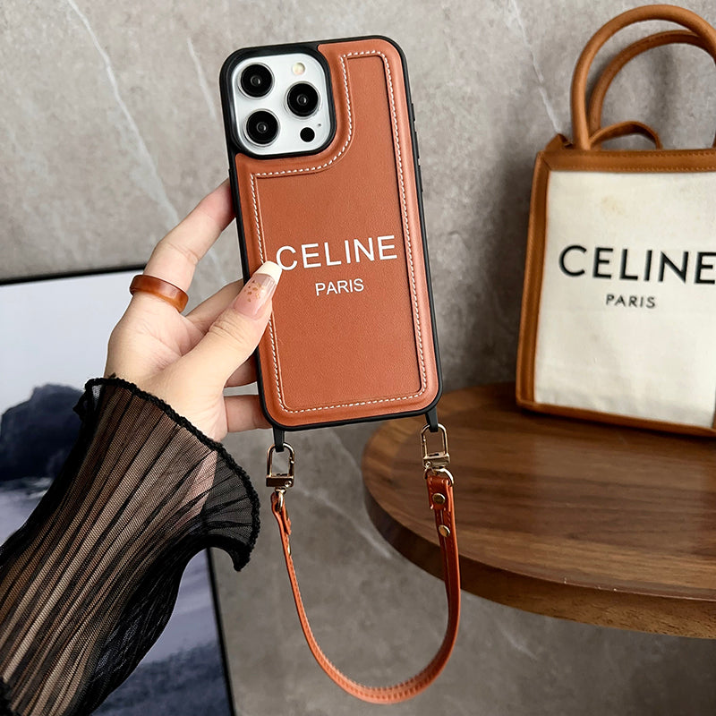 CE Hand Holder Leather 16 iPhone-fodral