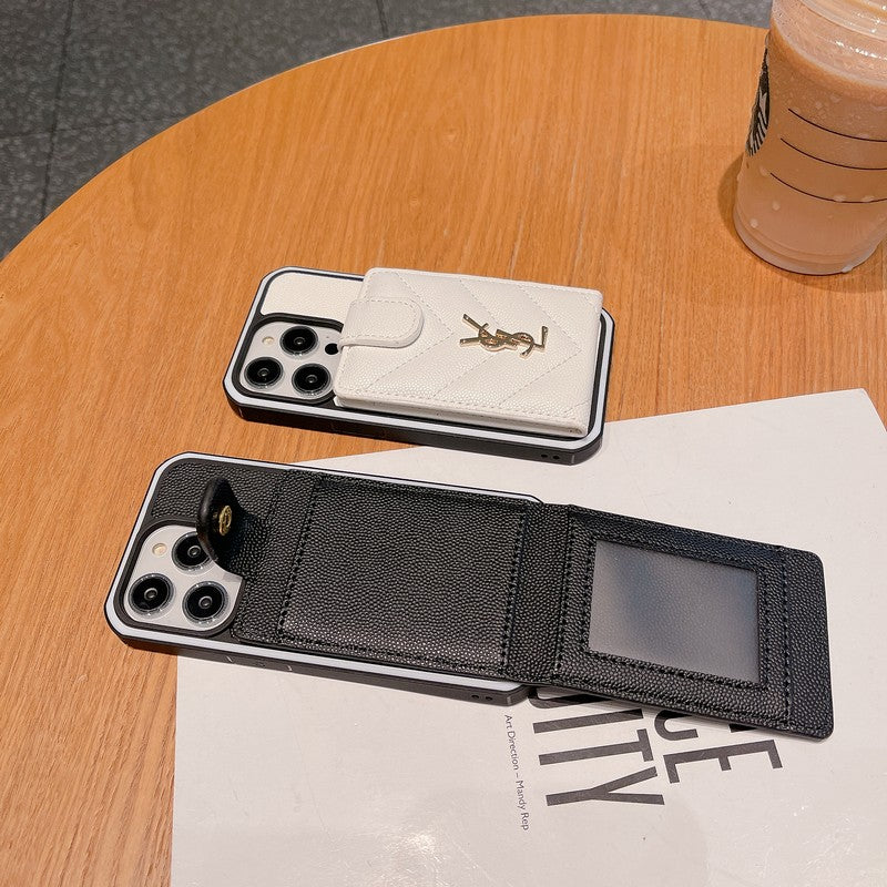 Saint Card Bag színes bőr iPhone tok