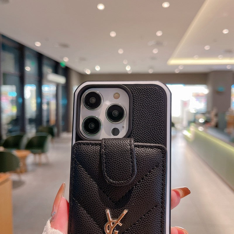 Saint Card Bag színes bőr iPhone tok