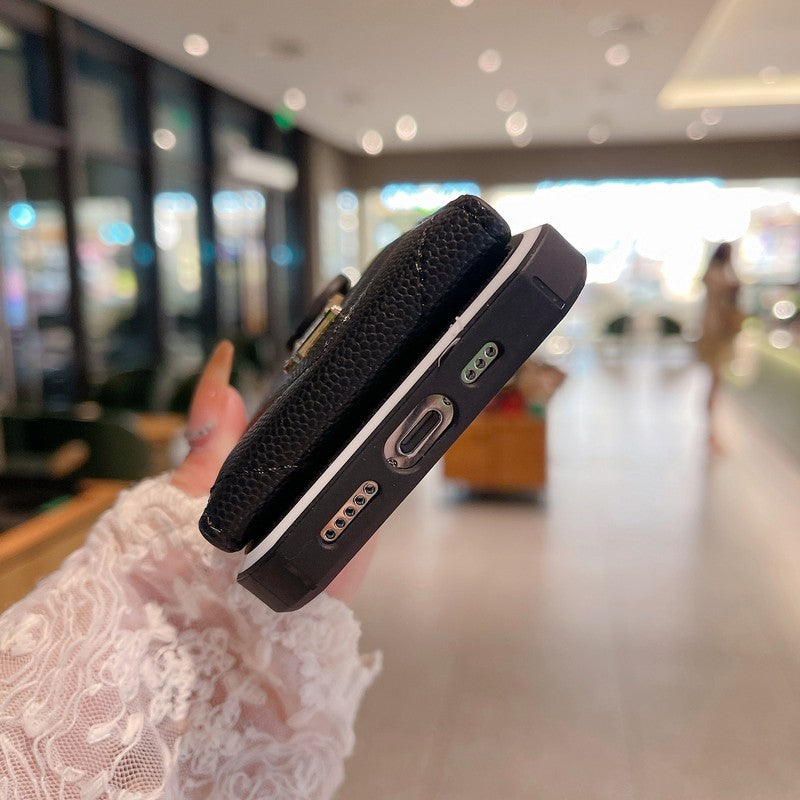 Saint Card Bag színes bőr iPhone tok