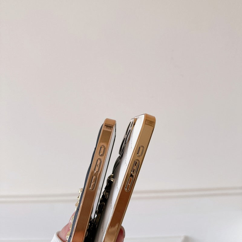 세인트 컬러 가죽 아이폰 케이스