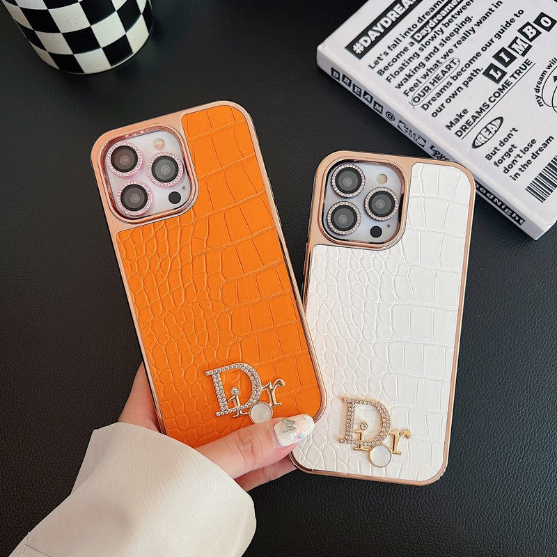 CD Diamond Logo roséguld iPhonefodral