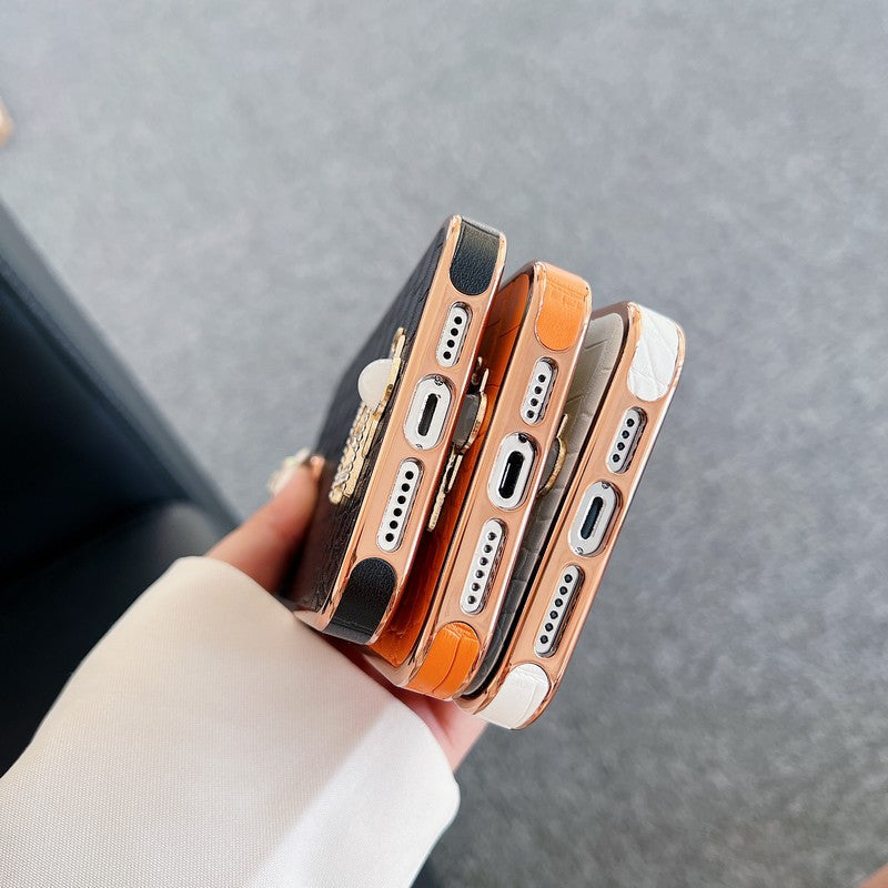 CD Diamond Logo roséguld iPhonefodral