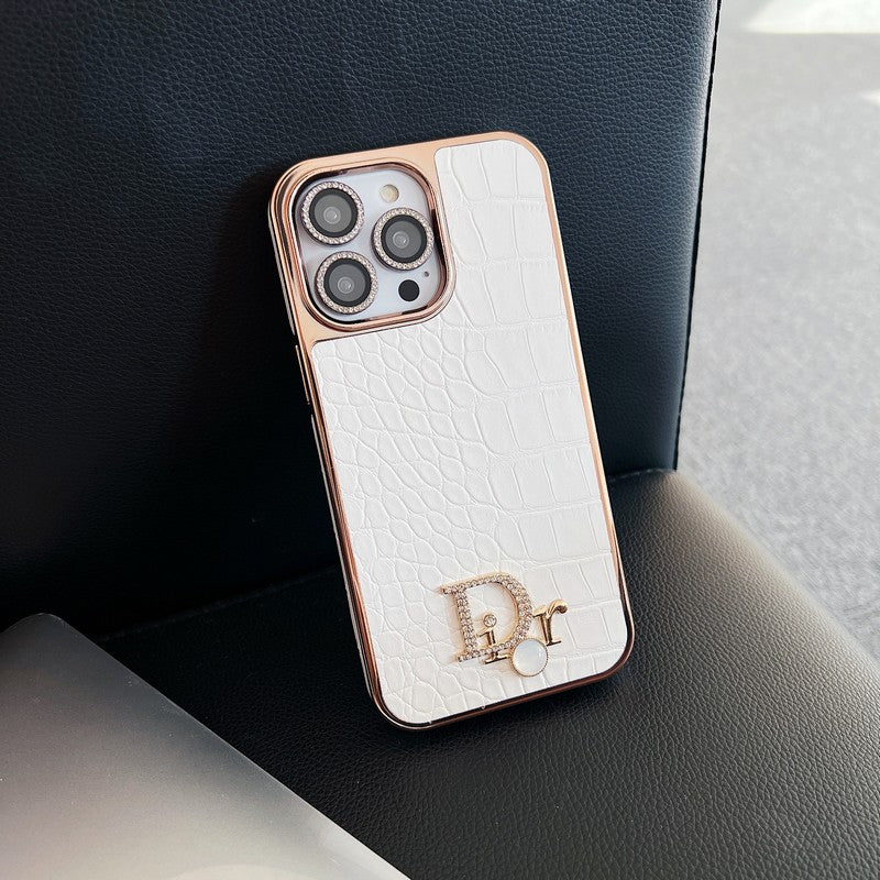 CD Diamond Logo roséguld iPhonefodral
