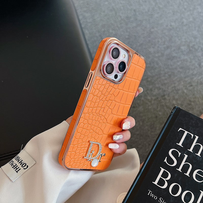 CD Diamond Logo roséguld iPhonefodral