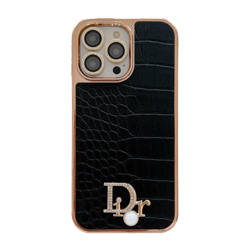 CD Diamond Logo roséguld iPhonefodral