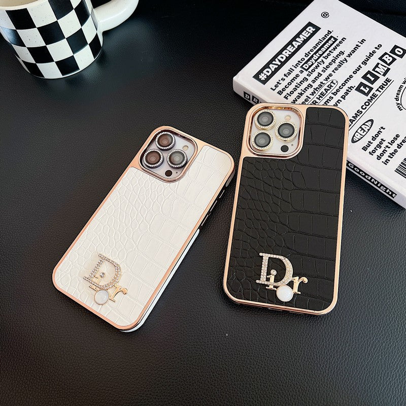 CD Diamond Logo roséguld iPhonefodral