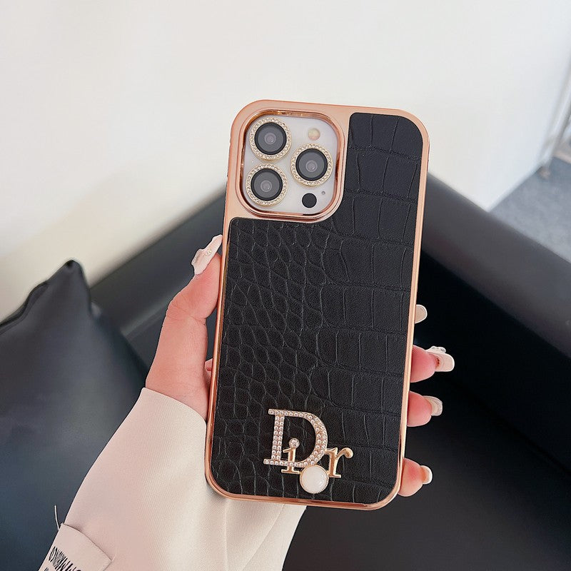 CD Diamond Logo roséguld iPhonefodral
