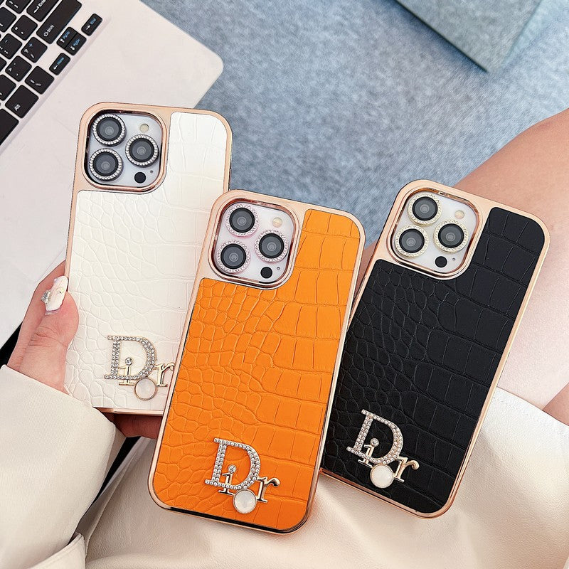 CD Diamond Logo roséguld iPhonefodral